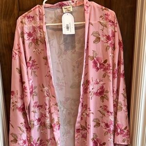 Pink Kimono Size Large NWT